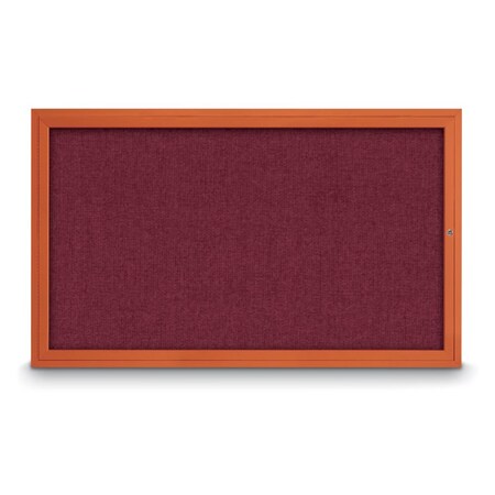 United Visual Products Hinge-less Radius Corkboard, 18"x24", Satin Alum Frame/Cloud UVEB1824R-SATIN-CLOUD